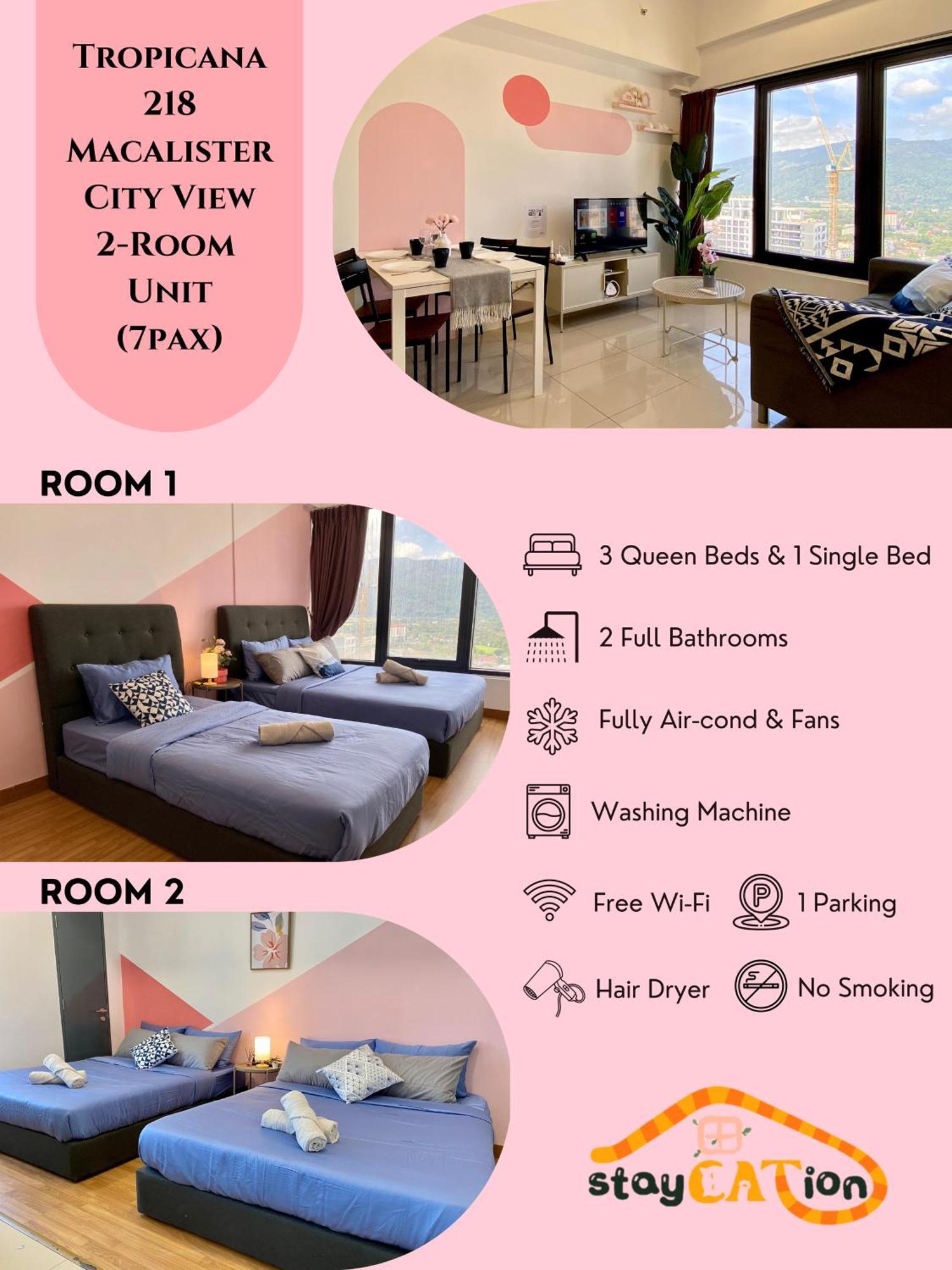 Tropicana 218 Macalister Sea & City View By Staycation Homestay George Town Extérieur photo